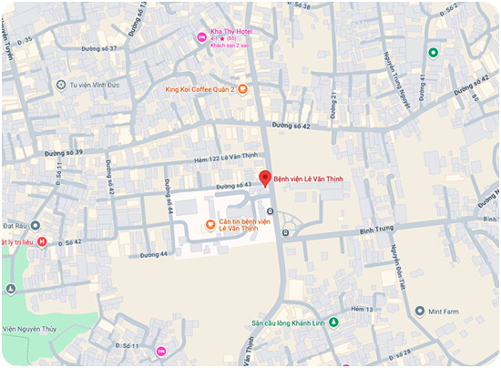 Bản đồ liên hệ Thẩm mỹ Dr.DAT